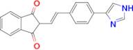 (E)-2-(4-(1H-Imidazol-4-yl)styryl)-1H-indene-1,3(2H)-dione