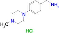 (4-(4-Methylpiperazin-1-yl)phenyl)methanamine hydrochloride