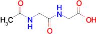 2-(2-Acetamidoacetamido)acetic acid