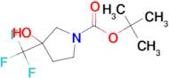 Tert-Butyl 3-hydroxy-3-(trifluoromethyl)pyrrolidine-1-carboxylate