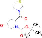 (S)-tert-Butyl 4-oxo-2-(thiazolidine-3-carbonyl)pyrrolidine-1-carboxylate