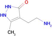 4-(2-Aminoethyl)-5-methyl-1H-pyrazol-3(2H)-one