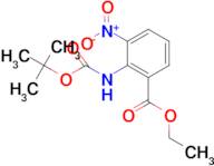 Ethyl 2-((tert-butoxycarbonyl)amino)-3-nitrobenzoate
