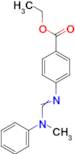 Ethyl 4-(((methyl(phenyl)amino)methylene)amino)benzoate
