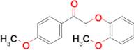 2-(2-Methoxyphenoxy)-1-(4-methoxyphenyl)ethanone