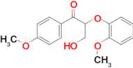 3-Hydroxy-2-(2-methoxyphenoxy)-1-(4-methoxyphenyl)propan-1-one