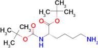 (S)-tert-Butyl 6-amino-2-((tert-butoxycarbonyl)amino)hexanoate