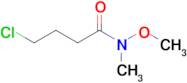 4-Chloro-N-methoxy-N-methylbutanamide