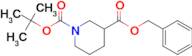 3-Benzyl 1-tert-butyl piperidine-1,3-dicarboxylate