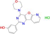 3-(4-Morpholinopyrido[3',2':4,5]furo[3,2-d]pyrimidin-2-yl)phenol hydrochloride