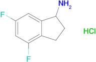 4,6-Difluoro-2,3-dihydro-1H-inden-1-amine hydrochloride