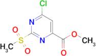 Methyl 6-chloro-2-(methylsulfonyl)pyrimidine-4-carboxylate