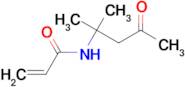 N-(2-Methyl-4-oxopentan-2-yl)acrylamide