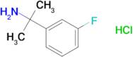 2-(3-Fluorophenyl)propan-2-amine hydrochloride