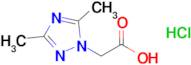 2-(3,5-Dimethyl-1H-1,2,4-triazol-1-yl)acetic acid hydrochloride