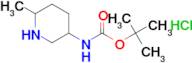 tert-Butyl (6-methylpiperidin-3-yl)carbamate hydrochloride