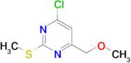 4-Chloro-6-(methoxymethyl)-2-(methylthio)pyrimidine