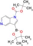 tert-Butyl 3-(4,4,5,5-tetramethyl-1,3,2-dioxaborolan-2-yl)-1H-pyrrolo[3,2-c]pyridine-1-carboxylate