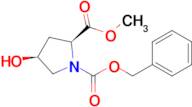 (2S,4S)-1-Benzyl 2-methyl 4-hydroxypyrrolidine-1,2-dicarboxylate