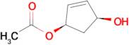 (1R,4S)-4-Hydroxycyclopent-2-en-1-yl acetate