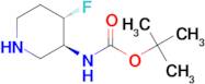 trans-tert-Butyl (4-fluoropiperidin-3-yl)carbamate