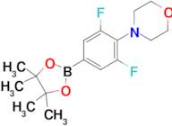 4-(2,6-Difluoro-4-(4,4,5,5-tetramethyl-1,3,2-dioxaborolan-2-yl)phenyl)morpholine