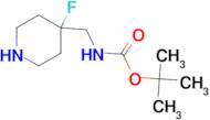 tert-Butyl ((4-fluoropiperidin-4-yl)methyl)carbamate