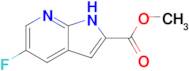 Methyl 5-fluoro-1H-pyrrolo[2,3-b]pyridine-2-carboxylate