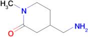 4-(Aminomethyl)-1-methylpiperidin-2-one