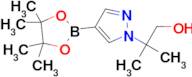 2-Methyl-2-(4-(4,4,5,5-tetramethyl-1,3,2-dioxaborolan-2-yl)-1H-pyrazol-1-yl)propan-1-ol