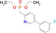 Diethyl ((5-(3-fluorophenyl)pyridin-2-yl)methyl)phosphonate