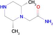 2-((2R,6S)-2,6-Dimethylpiperazin-1-yl)acetamide