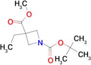 1-tert-Butyl 3-methyl 3-ethylazetidine-1,3-dicarboxylate