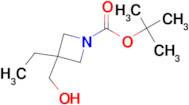 tert-Butyl 3-ethyl-3-(hydroxymethyl)azetidine-1-carboxylate