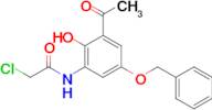 N-(3-Acetyl-5-(benzyloxy)-2-hydroxyphenyl)-2-chloroacetamide