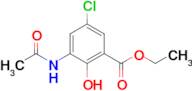 Ethyl 3-acetamido-5-chloro-2-hydroxybenzoate