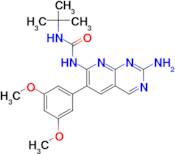 1-(2-Amino-6-(3,5-dimethoxyphenyl)pyrido[2,3-d]pyrimidin-7-yl)-3-(tert-butyl)urea