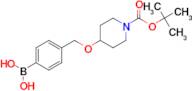 (4-(((1-(tert-butoxycarbonyl)piperidin-4-yl)oxy)methyl)phenyl)boronic acid