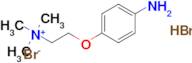 2-(4-Aminophenoxy)-N,N,N-trimethylethanaminium bromide hydrobromide