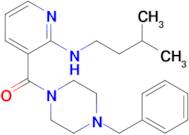 (4-BENZYLPIPERAZIN-1-YL)(2-(ISOPENTYLAMINO)PYRIDIN-3-YL)METHANONE