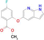 METHYL 2-(1H-PYRROLO[2,3-B]PYRIDIN-5-YLOXY)-4-FLUOROBENZOATE