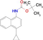 TERT-BUTYL 4-CYCLOPROPYLNAPHTHALEN-1-YLCARBAMATE