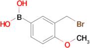 3-BROMOMETHYL-4-METHOXYPHENYLBORONIC ACID