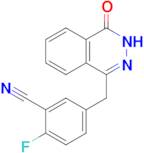 2-FLUORO-5-((4-OXO-3,4-DIHYDROPHTHALAZIN-1-YL)METHYL)BENZONITRILE