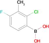 2-CHLORO-4-FLUORO-3-METHYLPHENYLBORONIC ACID