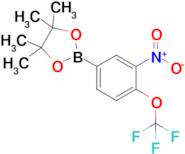 3-NITRO-4-(TRIFLUOROMETHOXY)PHENYL)-BORONIC ACID PINACOL ESTER