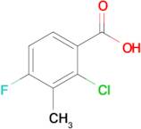 2-Chloro-4-fluoro-3-methylbenzoic acid