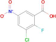 3-CHLORO-2-FLUORO-5-NITROBENZOIC ACID
