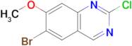 2-CHLORO-6-BROMO-7-METHOXYQUINAZOLINE