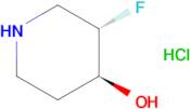 (3S,4S)-3-FLUOROPIPERIDIN-4-OL HCL